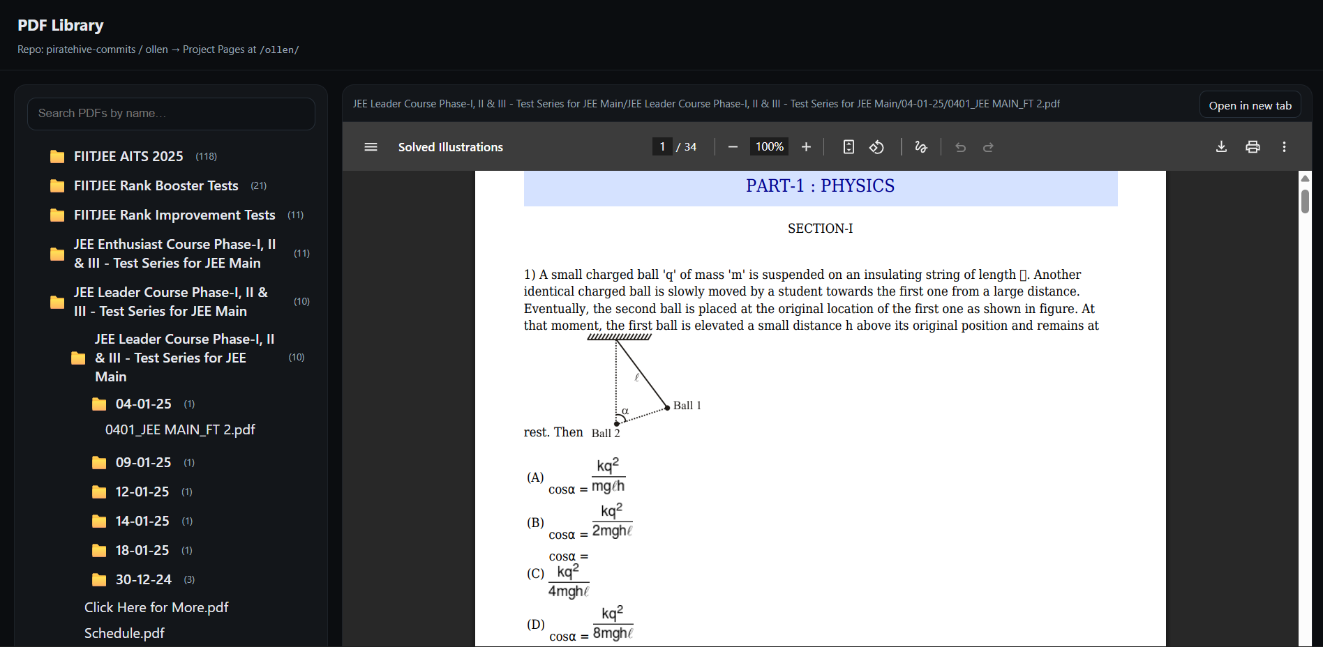 Physics Content